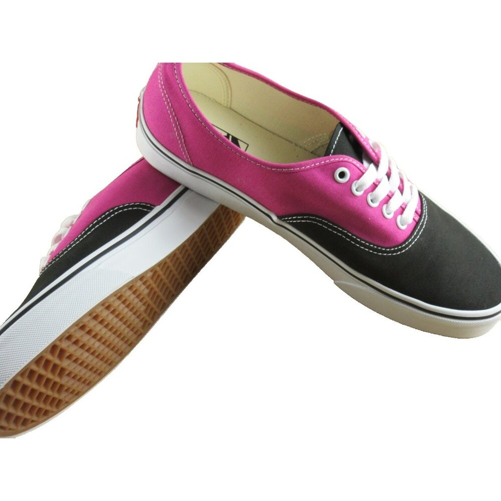 Vans Men's Authentic Pop Raspberry Rose Black Can… - image 4